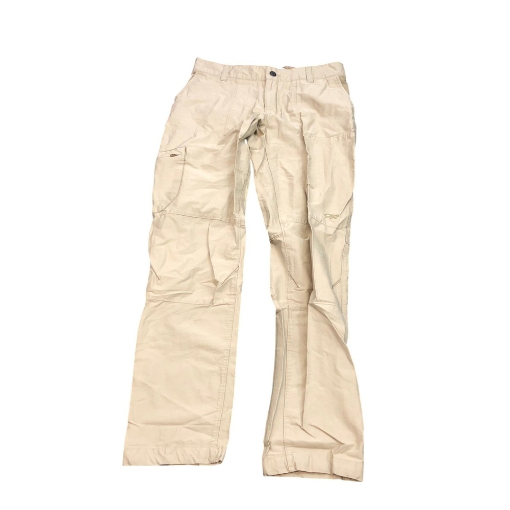 Outdoor Research W's Quarry‎ Pants Size 6 Tan Beige Hiking Cargo Utility Stretch